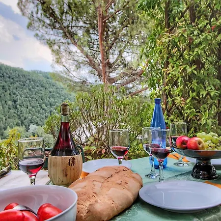 With Swimming Pool And Garden With Mediterranean Plants Bettona